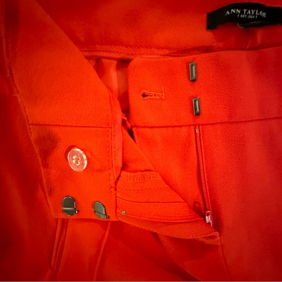 Ann Taylor | Red/Orange Dress Pants - Size 10 - NWT - Picture 5 of 5